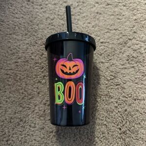 Target Black Halloween Tumbler with Straw